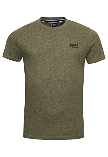 Superdry Men's Vintage Logo Emb Tee T-Shirt, Hushed Olive Grit, XXL