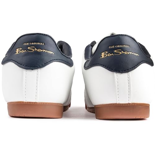Ben Sherman Mens Target Casual Trainers White 10 UK